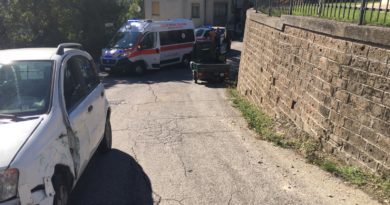 Incidente a fra Ape e automobile ad Avigliano Incidente a fra Ape e automobile ad Avigliano