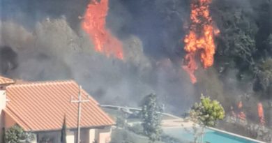 Incendio nel primo pomeriggio a Fornole Incendio nel primo pomeriggio a Fornole