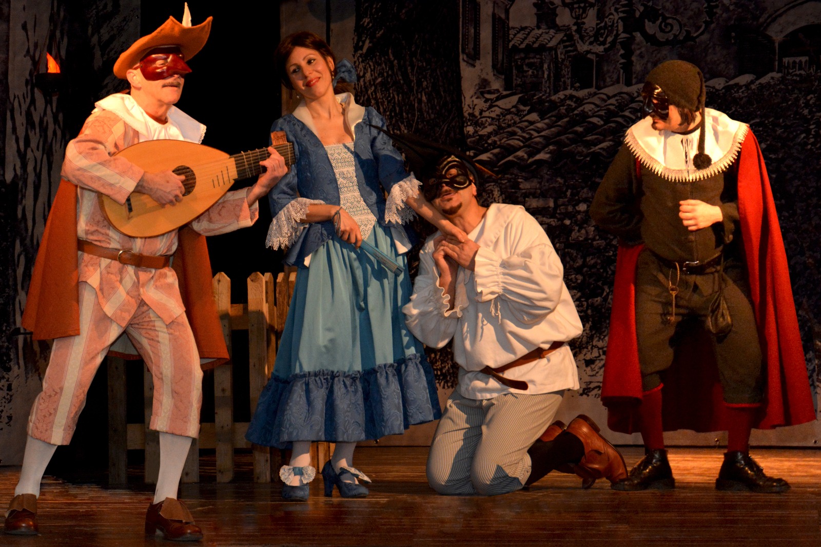 Le Maschere Della Commedia Dell Arte Le Maschere Umbre della Commedia dell'Arte in scena a Massa Martana