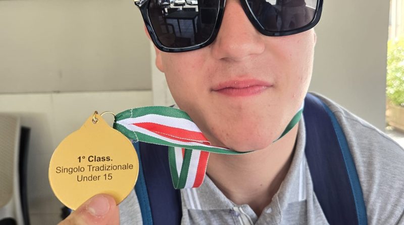 A Matteo Proietti il titolo italiano degli sbandieratori