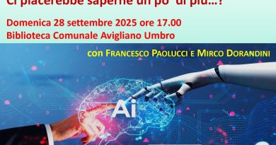 Avigliano, in biblioteca si parla di intelligenza artificiale Avigliano, in biblioteca si parla di intelligenza artificiale