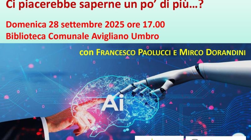 Avigliano, in biblioteca si parla di intelligenza artificiale